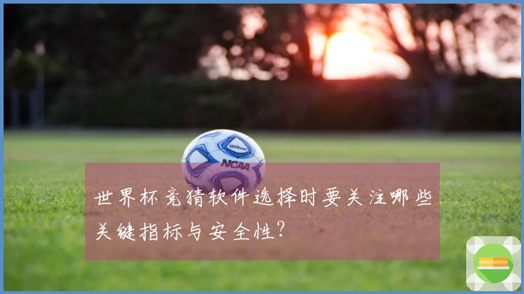 世界杯竞猜软件选择时要关注哪些关键指标与安全性？